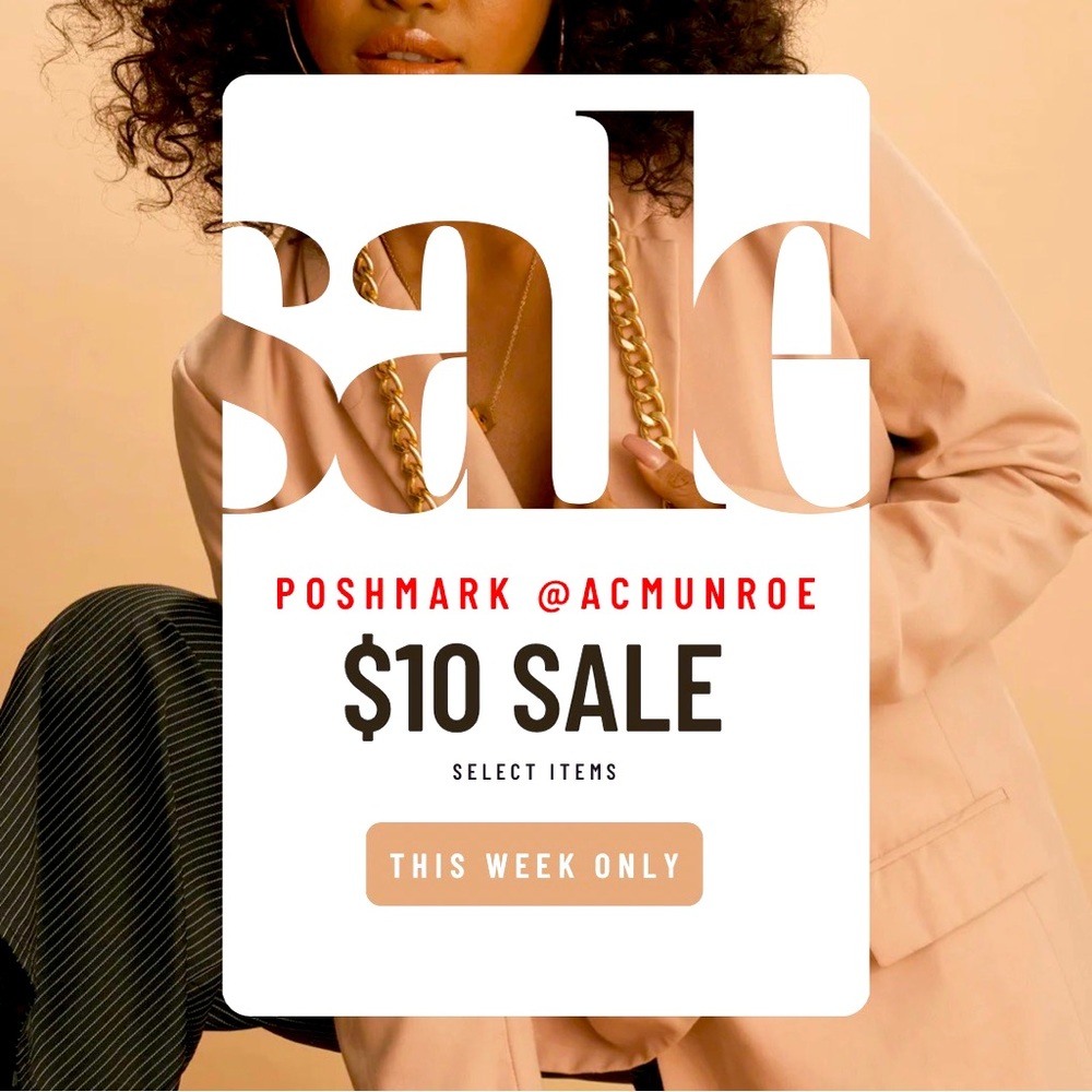 Select items marked down to $10 - one week only!